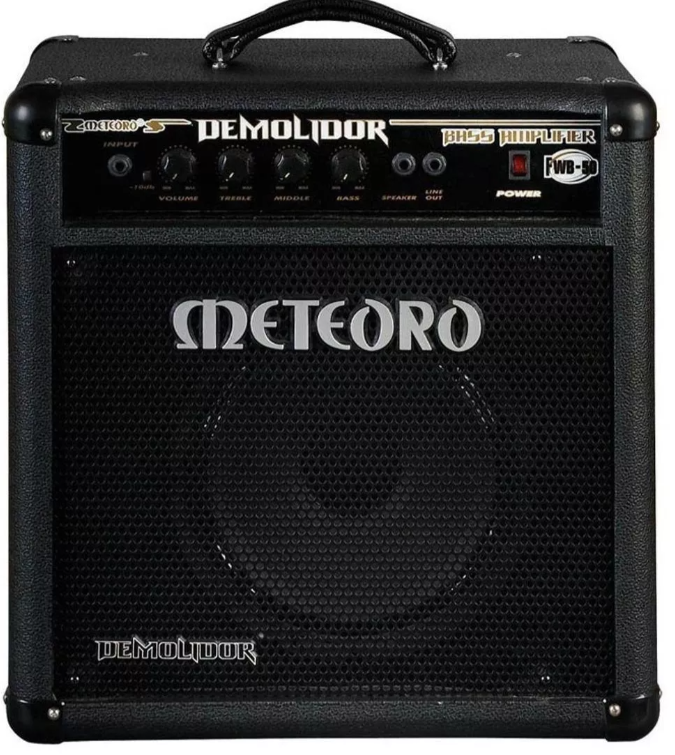 Amplificador Para Baixo Fwb 50 Demolidor METEORO | Magazine Monteiro